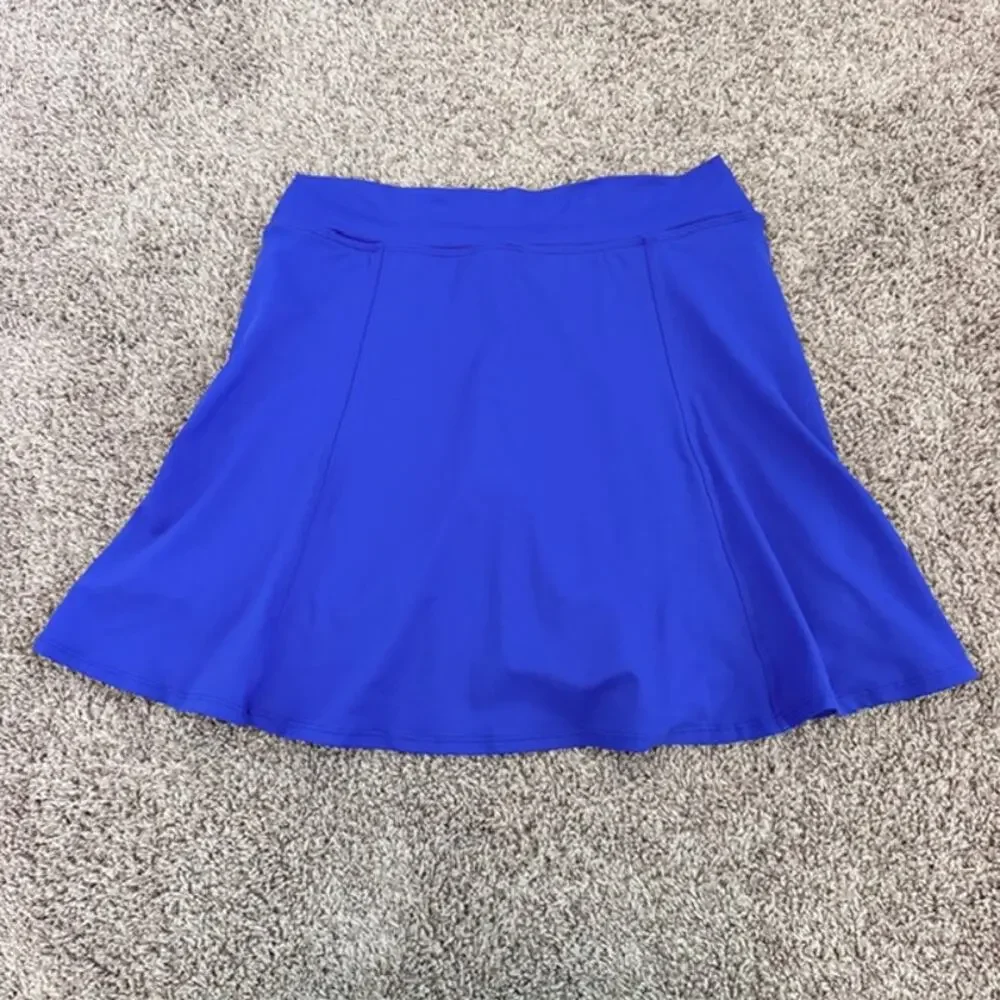 Dona Jo Skort 3 Royal Blue Knee Length Athletic Athleisure Golf Women's XL‎